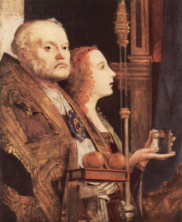 A painting of St. Nicholas and Mary Magdalene by Antonello da Messina, created between 1475 and 1476. Credit: Public domain