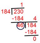 H.C.F of 184, 230 and 276 by using Division Method H.C.F of 184, 230 and 276 by using Division Method