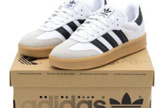 IE1377 adidas Originals Samba XLG White Core Black Gum Brown Grey (Men’s)