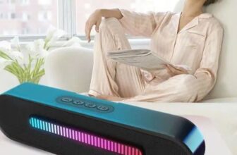 Portable Wireless Bluetooth Speaker – Powerful Sound with Dynamic LED Lighting