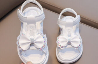 Girls Summer Toddlers Kids Party Princess Beach Shoes Flat Sandals Bowknot Size