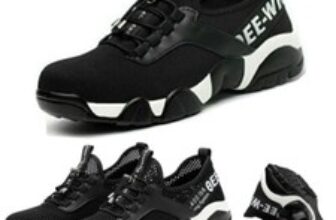 Mens Safety Shoes Lightweight Womens Trainers Steel Toe Cap Work Shoes Size UK