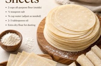 Homemade Samosa Sheets | Arabic Food Recipes
