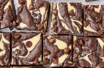Fudgy Cream Cheese Swirl Brownies