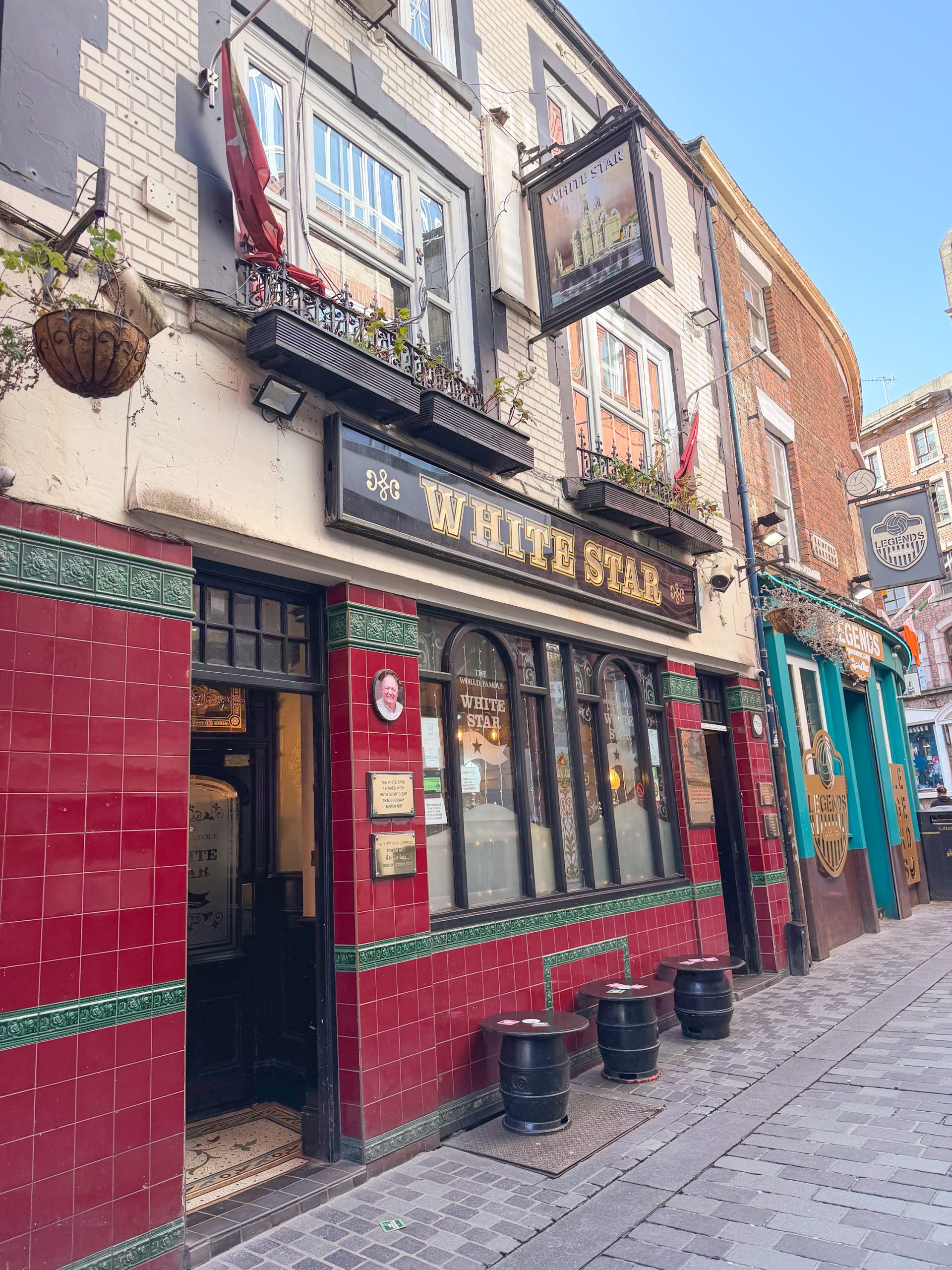 The White Star pub on Mathew Street, Liverpool