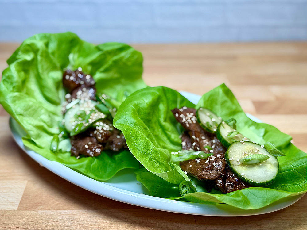 griddled bulgogi steak
