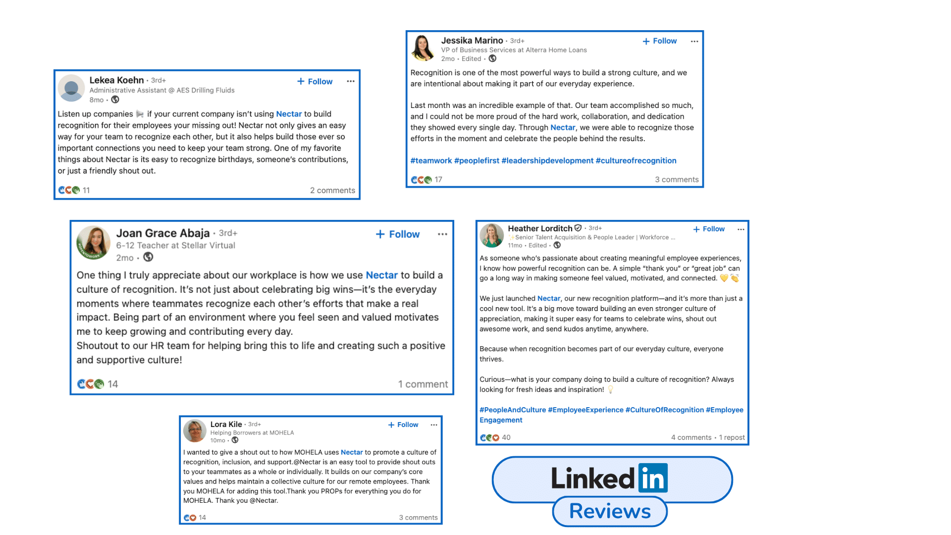 Nectar LinkedIn Reviews