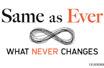 Same as Ever: What Never Changes