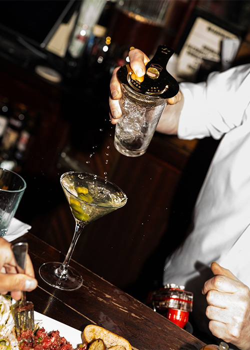 Raoul’s is one of the best places for a burger and a Martini in NYC.