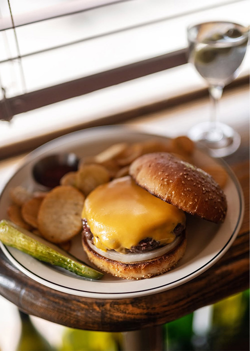 Red Hook Tavern is one of the best places for a burger and a Martini in NYC.