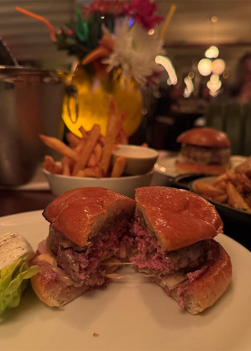 Wild Cherry is one of the best places for a burger and a Martini in NYC.