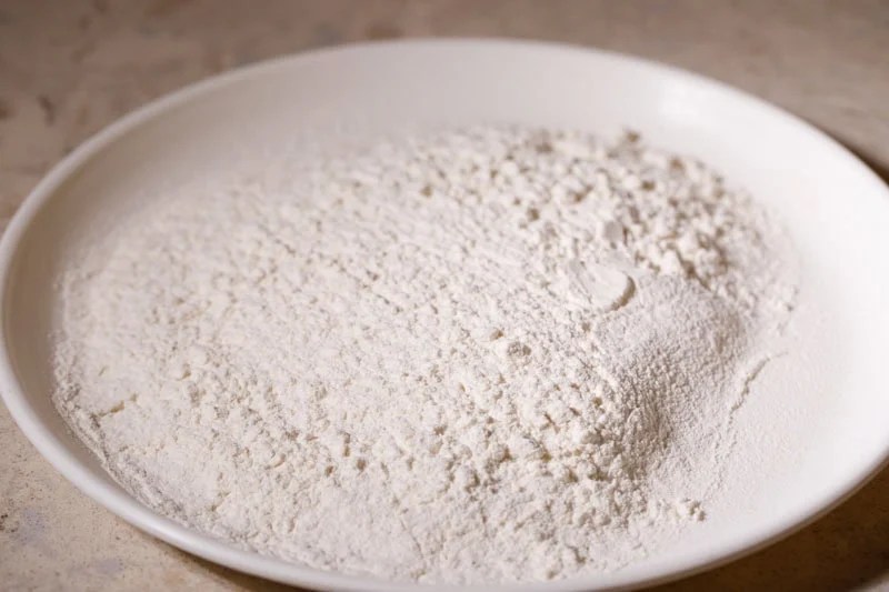 Sifted flour mixture.