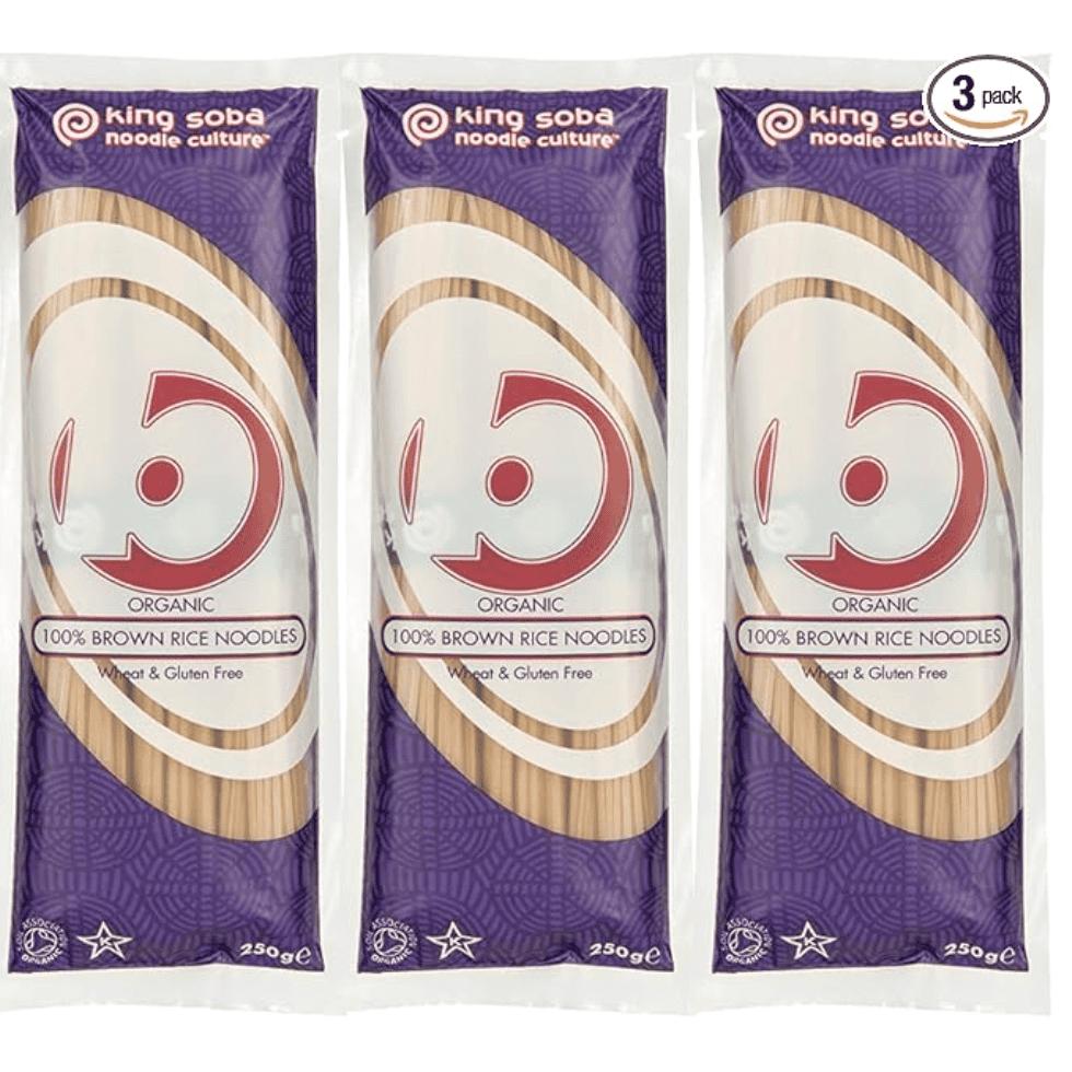 King Soba Brown Rice Noodles.