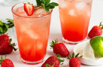 Fresh Strawberry Mojito Cocktail – Food Nouveau