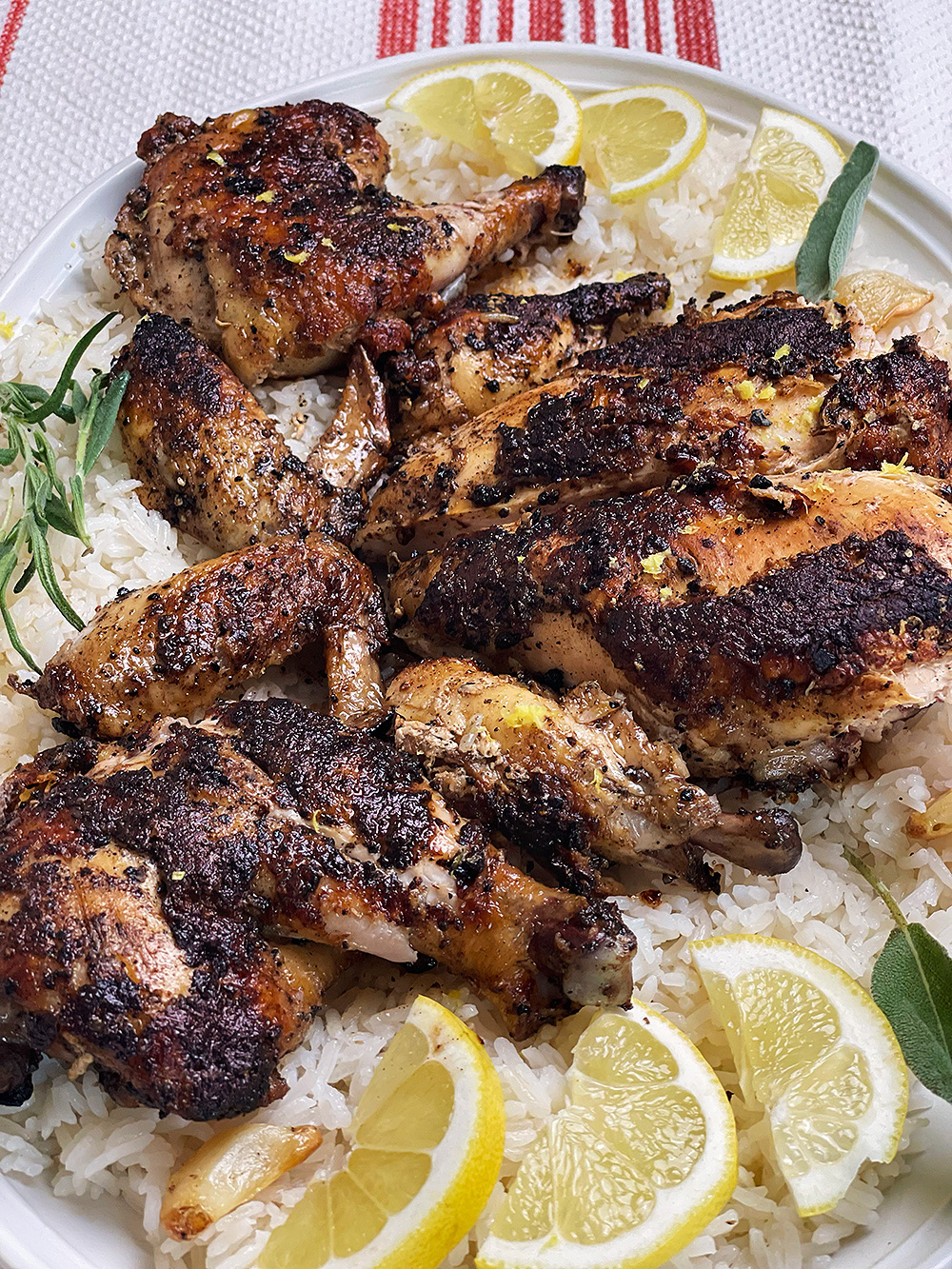 Chicken Under a Brick