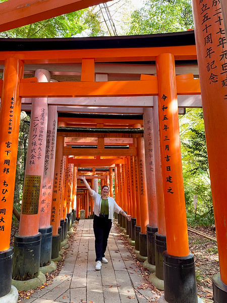 Amanda at Fushimi Inari