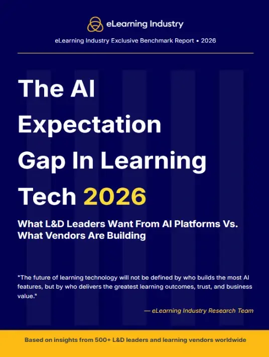 Cover of The AI Expectation Gap In Learning Tech 2026: What L&D Leaders Want From AI Platforms Vs. What Vendors Are Building