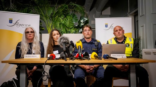 På kvällen höll polisen tillsammans med Fagersta kommun en pressträff.