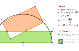 GoGeometry.com (Problem Solutions): Geometric Challenge Problem 1614