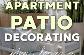Apartment Patio Decorating Ideas – Micheala Diane Designs