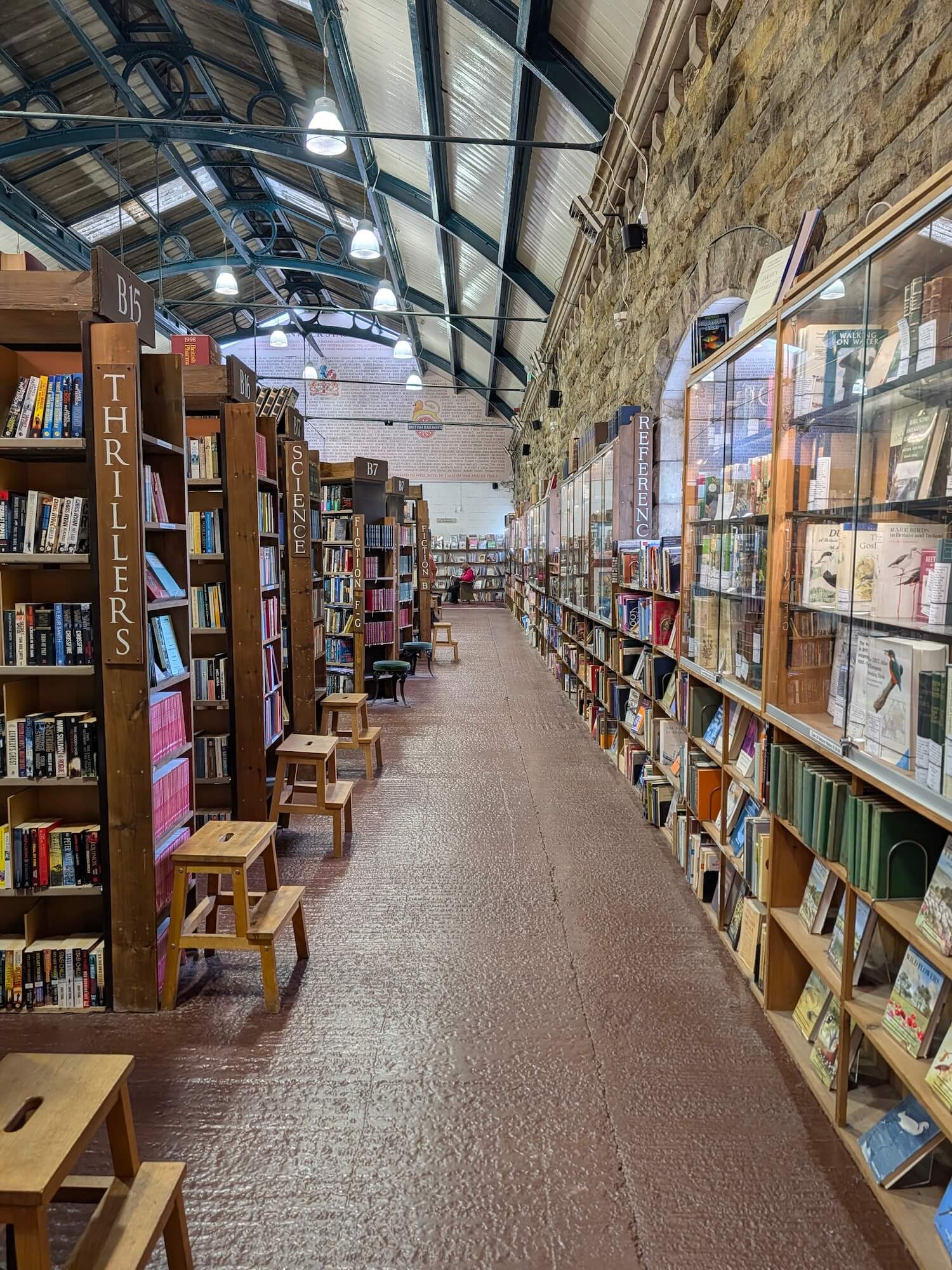 The inside of Barter Books