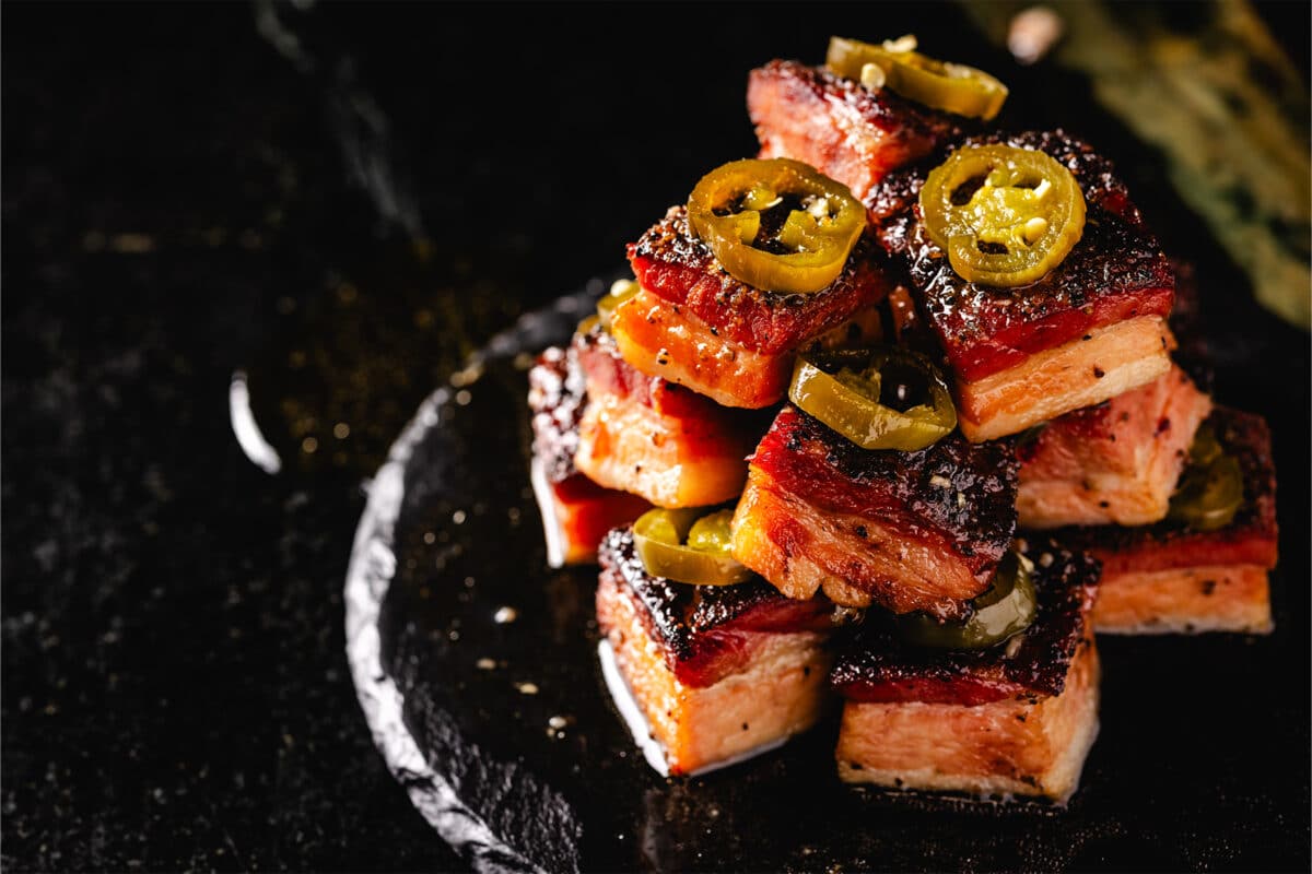 pork belly burnt ends. 