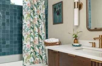 BEFORE AND AFTER – Upstairs Gameroom and Bathroom — DESIGNED