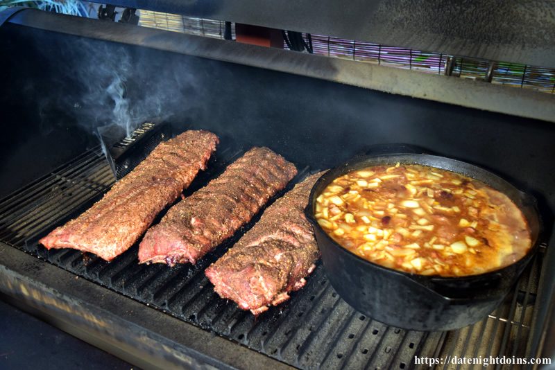 Chuckwagon Baked Beans 7 https://datenightdoins.com/bacon-bourbon-bbq-sauce/