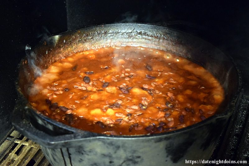 Chuckwagon Baked Beans 9 https://datenightdoins.com/bacon-bourbon-bbq-sauce/