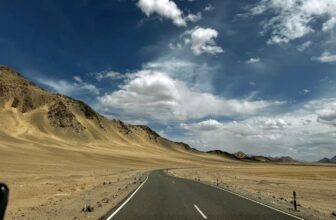 Mig La Pass Road in Ladakh: World’s Highest Motorable Road at 19,400 ft