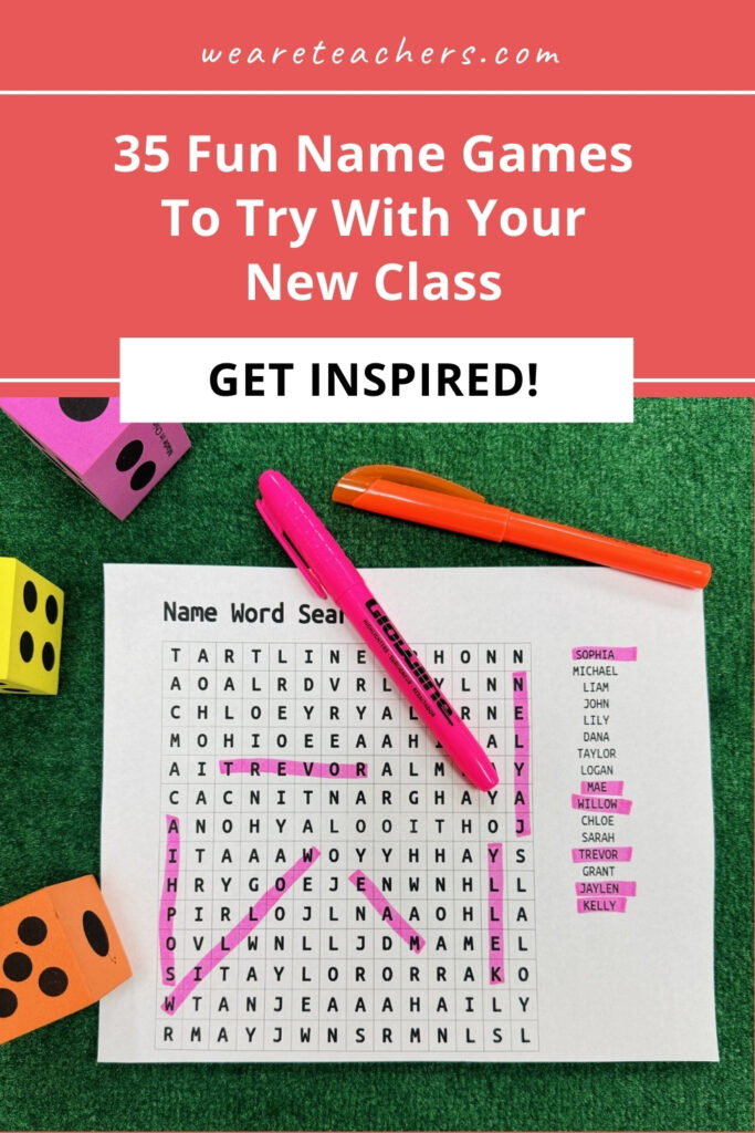 Learning names is an important part of the start of any school year. Try one of our fun name games with your class!
