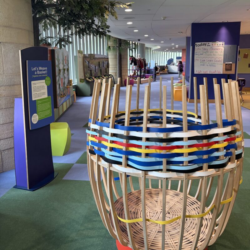 National Museum of the American Indian Basket weaving exhibit at National-Museum of the American Indian