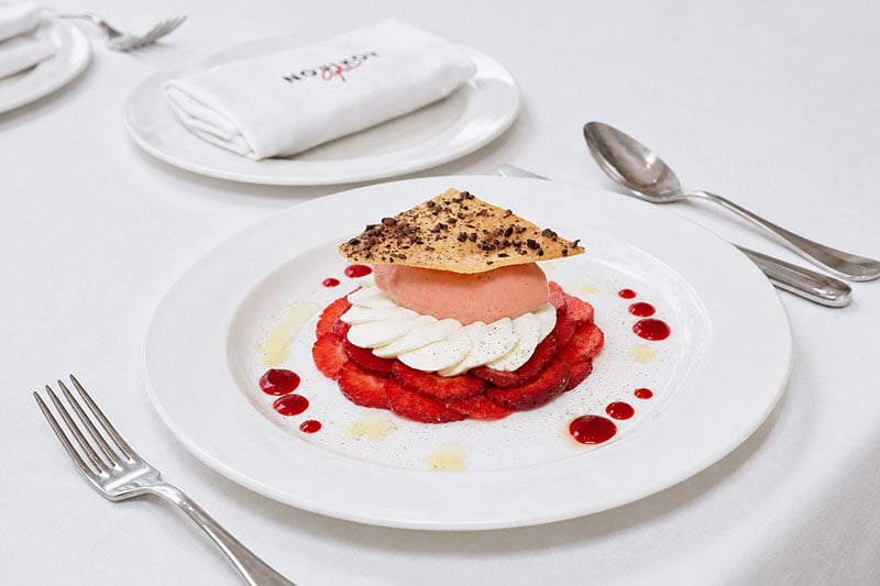 Novikov Tomato Dessert - things to do in Dubai