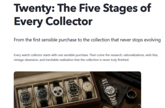 My Eastern Watch Collection: The Stages of a Watch Collector