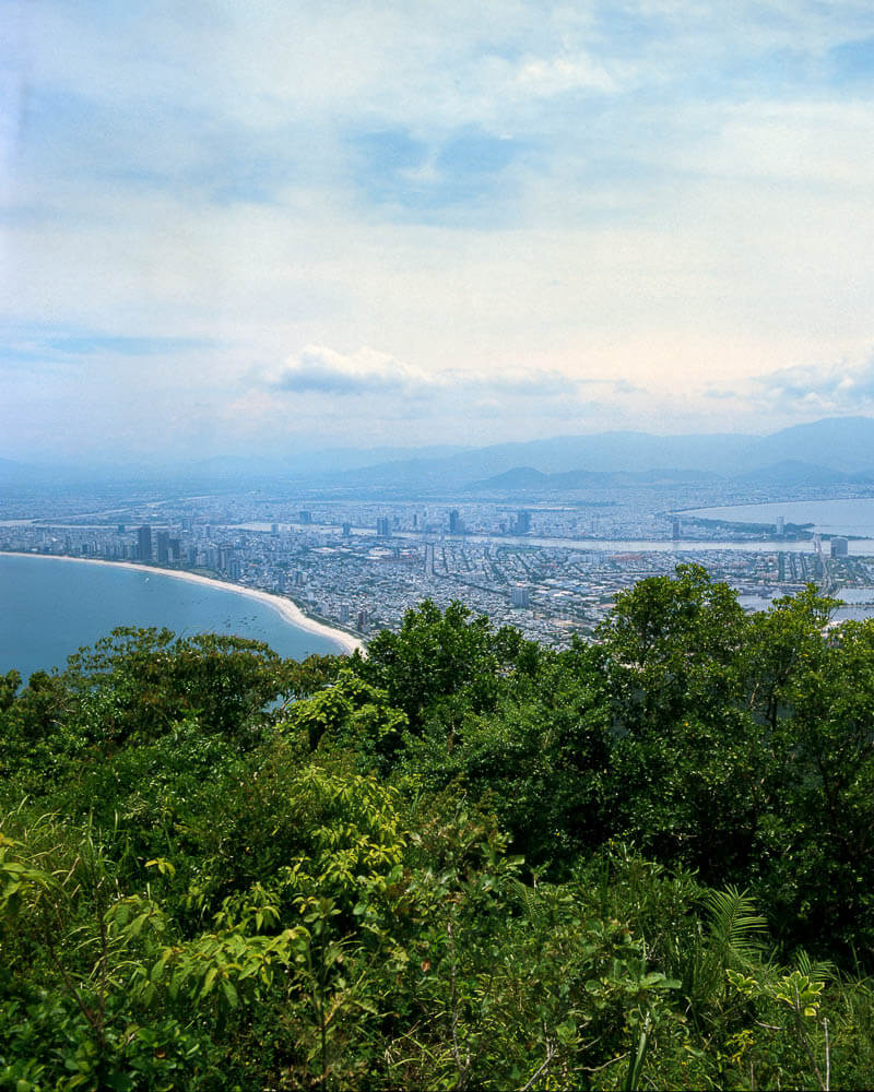 View of Da Nang from Son Tra Peninsula