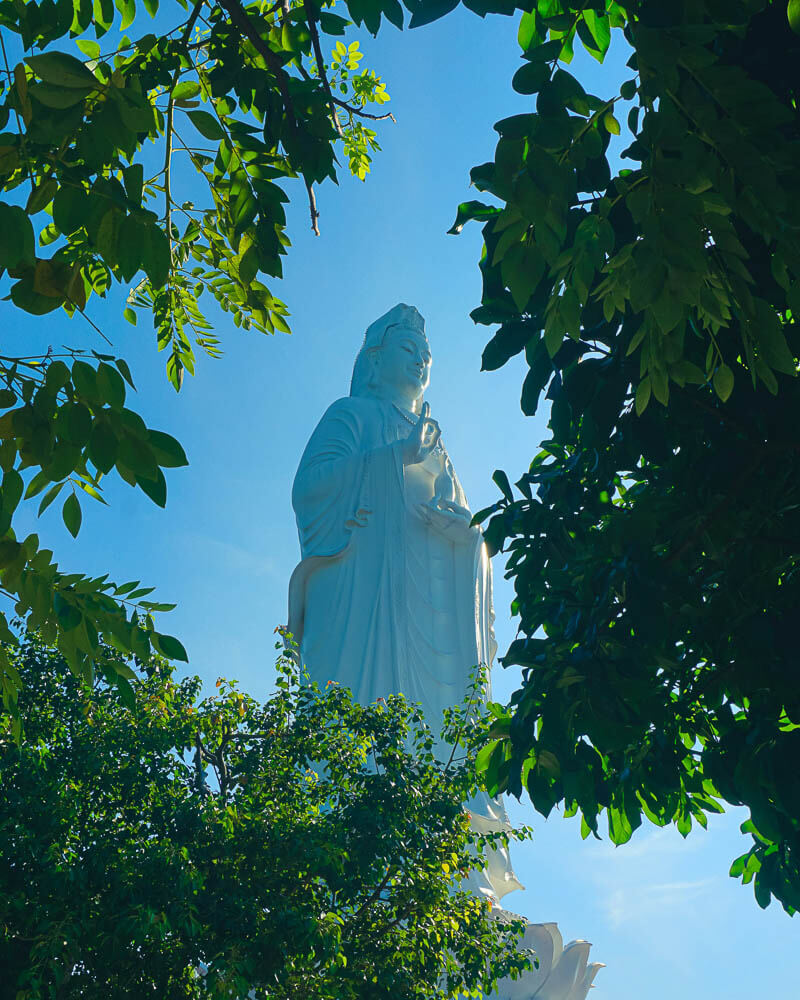 Giant Lady Buddha statue on Son Tra Peninsula