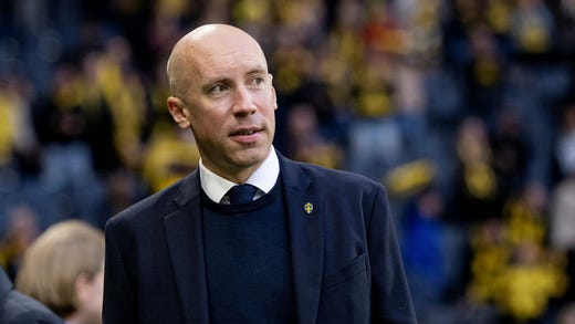 Simon Åström, ordförande i Svenska fotbollförbundet välkomnar Fifas besked. Arkivbild.