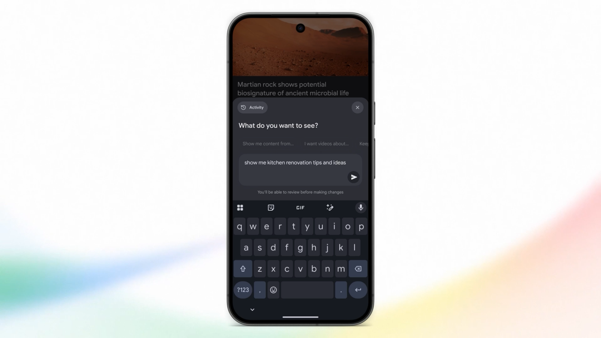 google app discovery feed