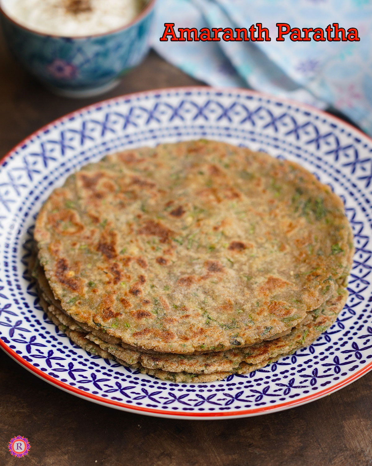 Rajgira paratha for fasting