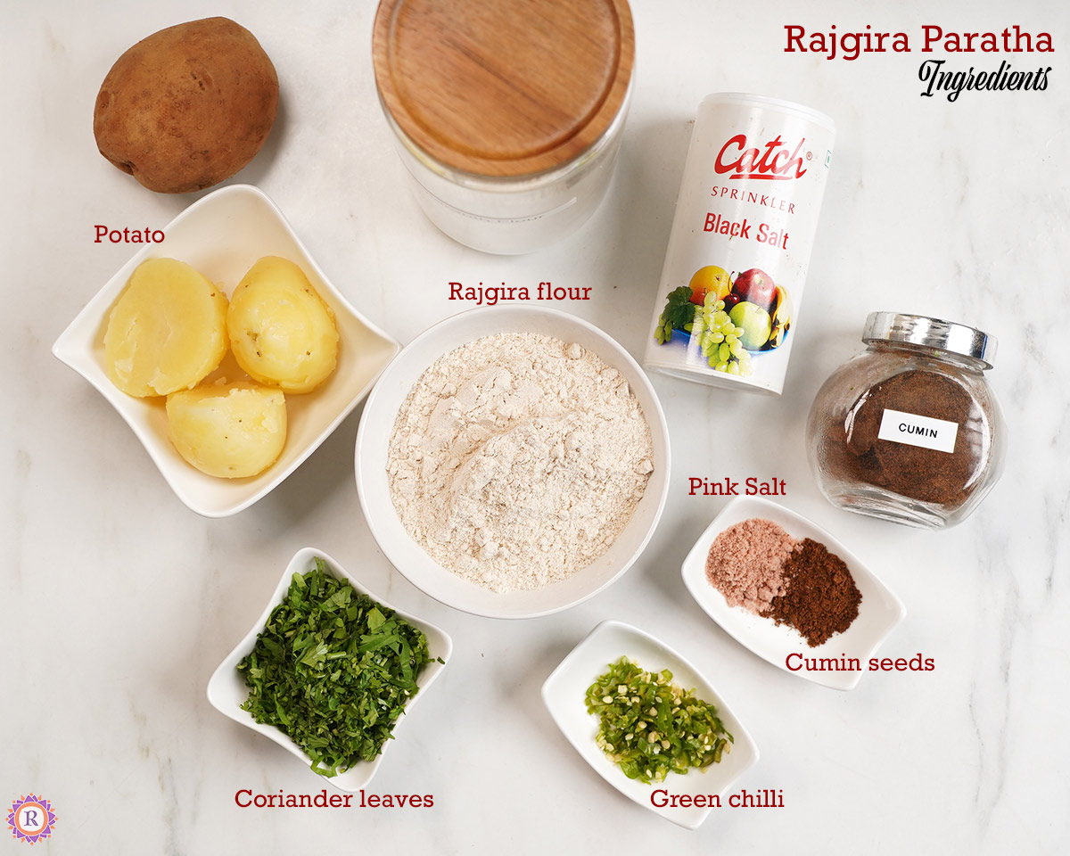 amaranth paratha ingredients