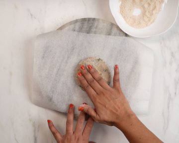 dust flour - rajgira paratha