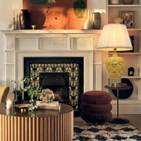 Colorful Handcrafted Ceramic Table Lamp – Ideal for Bedroom, Desk & Living Room
