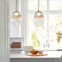 ‍Elegant Nebula Coloured Glass Pendant Light (90% off)