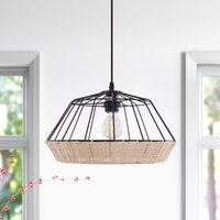 ‍Geometric Bamboo Pendant Light for a Touch of Natural Modernity (90% off)