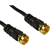 1.5m F-Type Cable for Satellite Sky Virgin Media Black