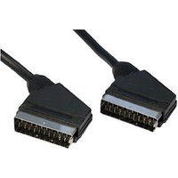 20m SCART to SCART Cable Gold 20 Meter