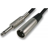 1m XLR to 1/4 Inch (6.35mm) Jack Cable Mono (TS) Microphone Cable