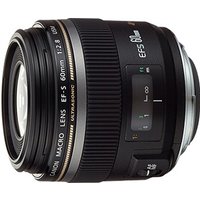 Canon EF-S 60mm f/2.8 USM Macro Black Lens Used