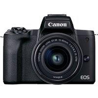 Canon EOS M50 24.1MP Mark II + 15-45mm f/3.5-6.3 IS STM Black Grade Good Used