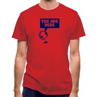 You Are Here classic fit.
